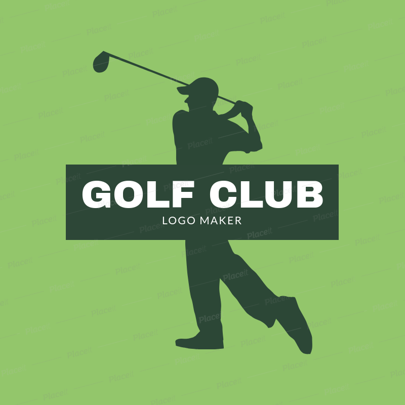 Golfer Logo - Golf Logo Template for a Golf Club 1555