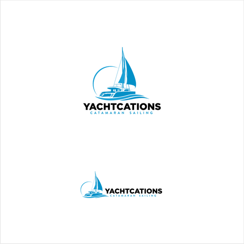 Catamaran Logo - Luxury Sailing Catamaran Company need Logo; | Logo design contest
