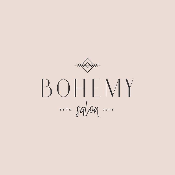 Bohemian Logo - logo design, branding, logo, bohemian logo, boho logo, boho design ...