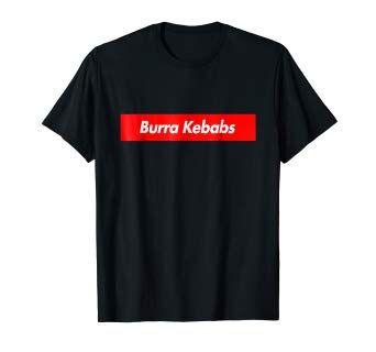 Burra Logo - Burra Kebabs Box Logo Eat Parody Funny Gift T Shirt