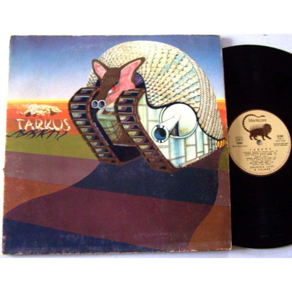 Tarkus Logo - emerson lake & palmer LP Tarkus / eruption