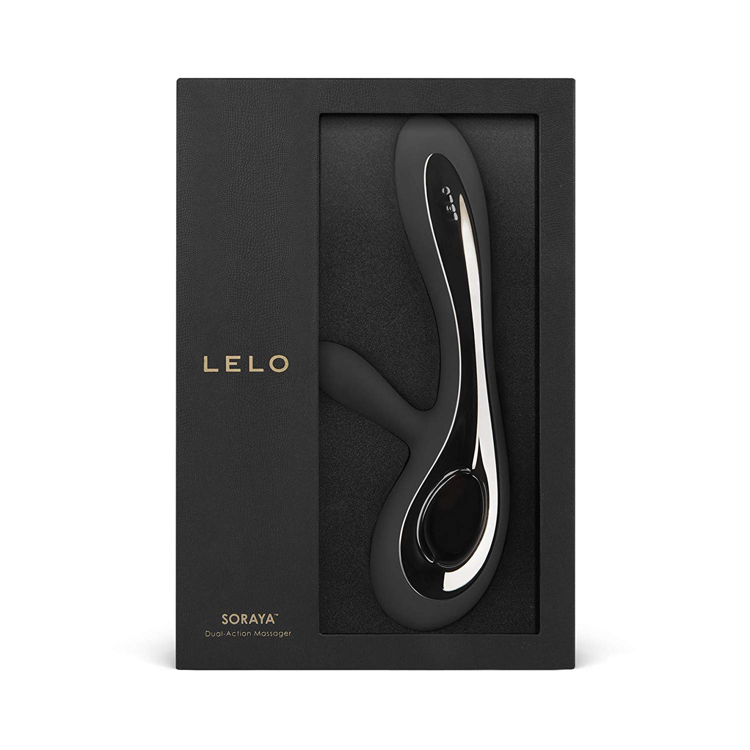 Lelo Logo - LELO SORAYA Most Beautiful, Dual-Action, High Performance Vibrator, Black