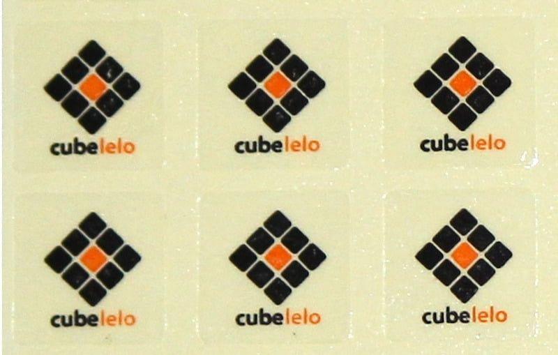 Lelo Logo - Cubelelo Logo Sticker- Set of 6