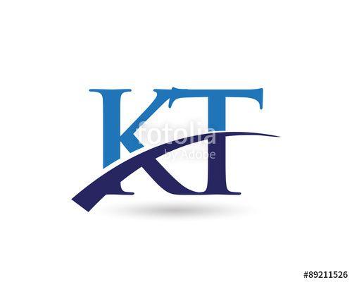 KT Logo - KT Logo Letter Swoosh