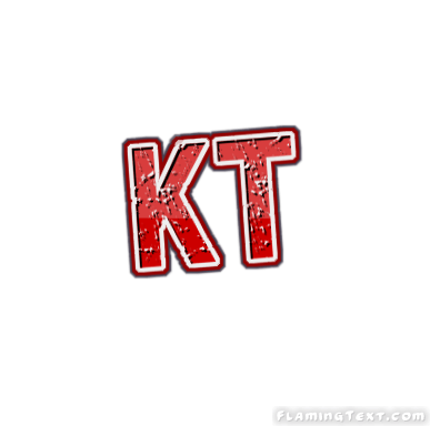 KT Logo - Kt Logo | Free Name Design Tool from Flaming Text