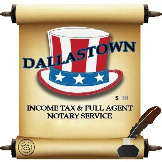 Dallastown Logo - Dallastown Income Tax & Full Agent Notary Services LLC Tax Prep PA
