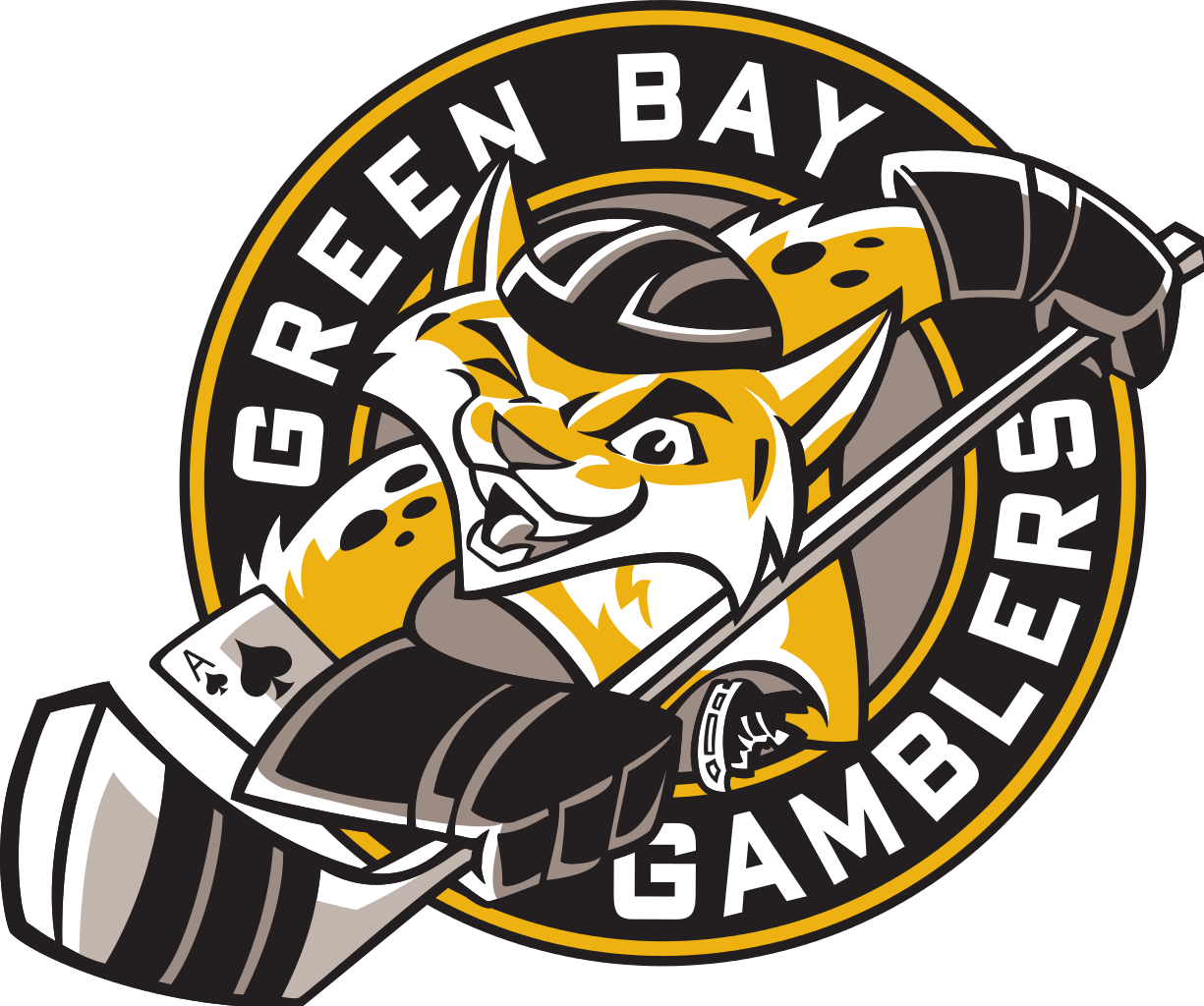 Gamblers Logo - Green Bay Gamblers Logo transparent PNG