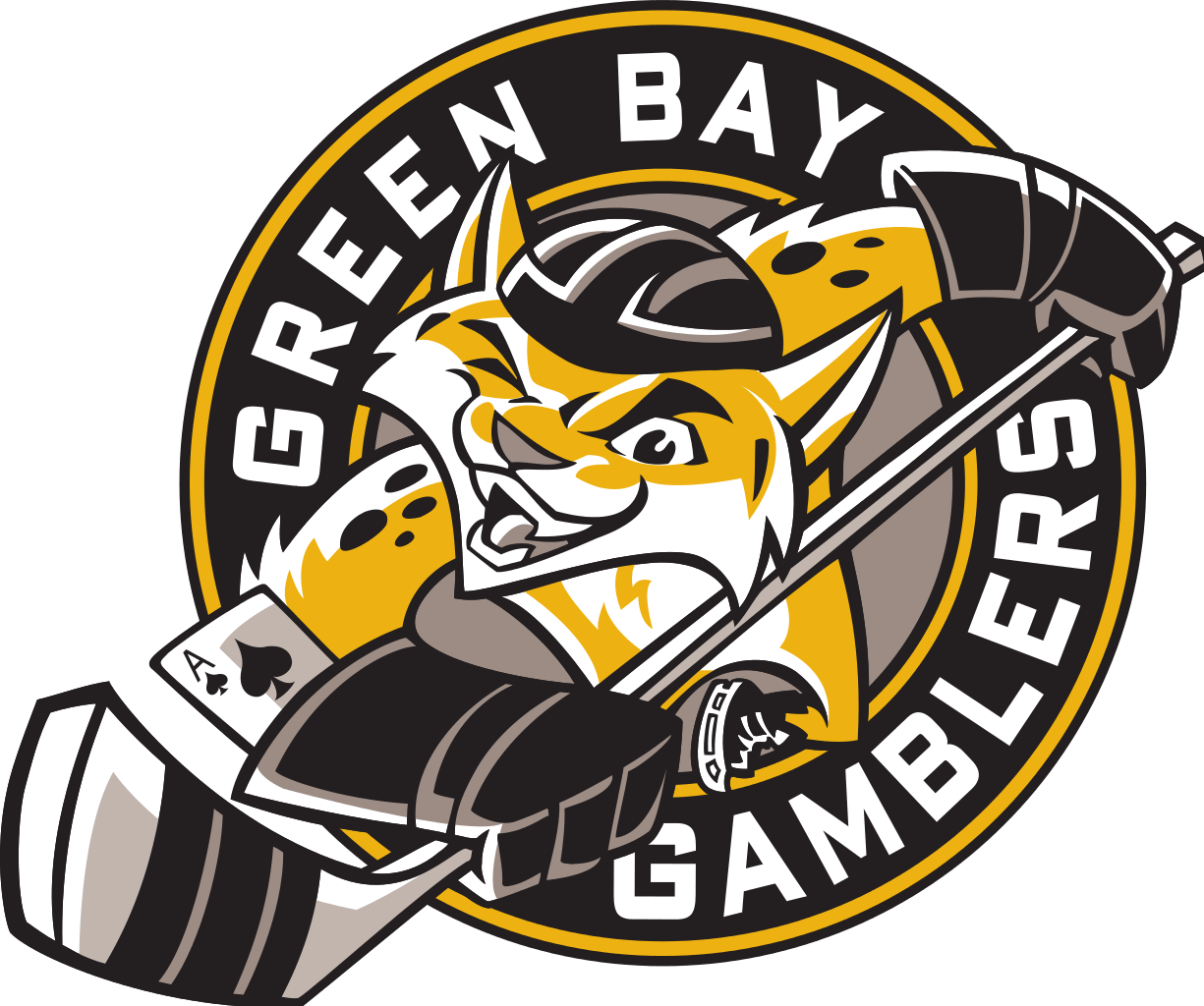 Gamblers Logo - Green Bay Gamblers Logo transparent PNG - StickPNG