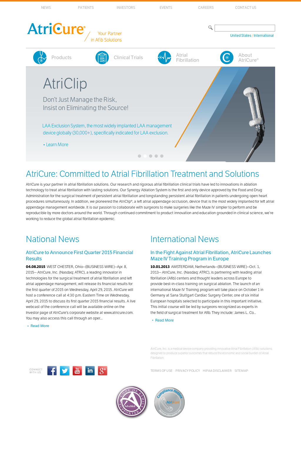 AtriCure Logo - AtriCure Competitors, Revenue and Employees - Owler Company Profile