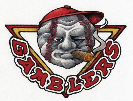 Gamblers Logo - Gamblers Baseball B. Steele