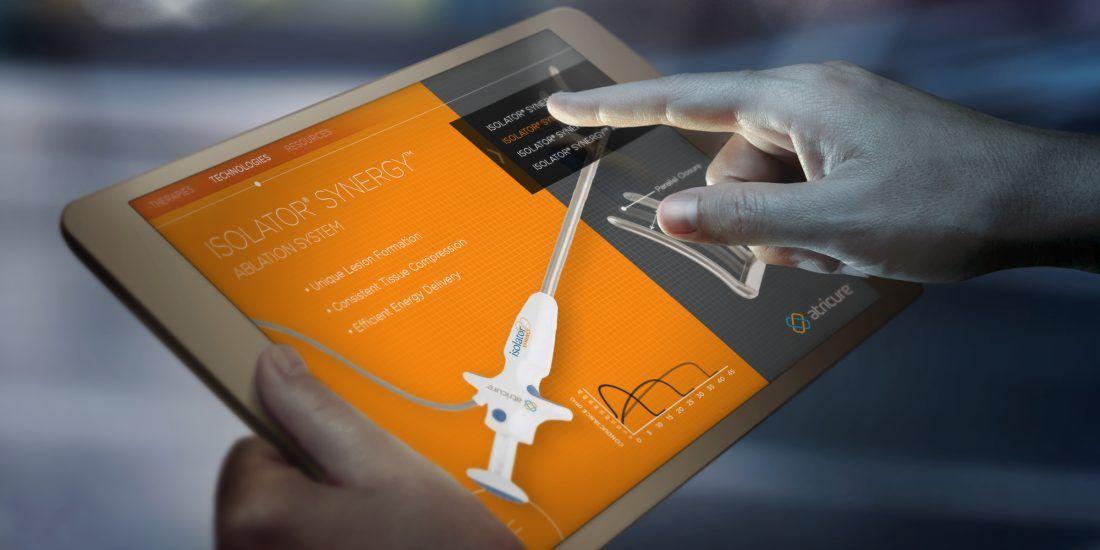 AtriCure Logo - Marketing, Package Design, Healthcare, Surgical Tools