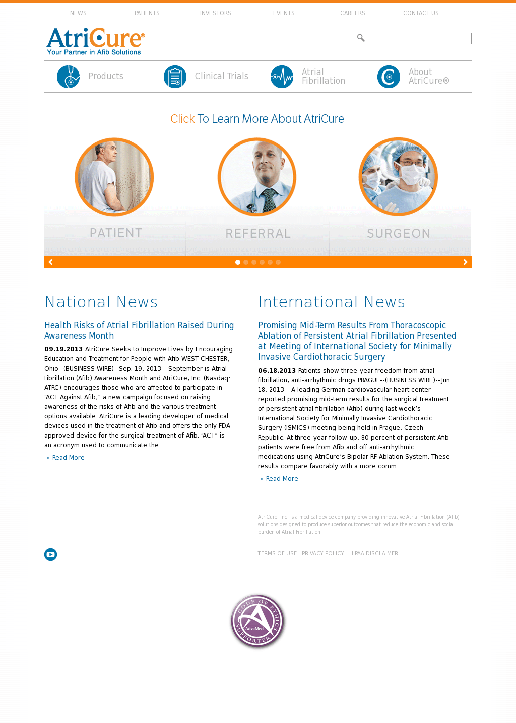 AtriCure Logo - AtriCure Competitors, Revenue and Employees - Owler Company Profile