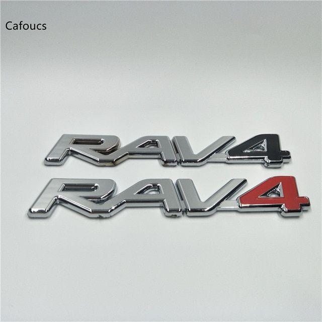 RAV4 Logo - US $5.94 15% OFF|Aliexpress.com : Buy For Toyota RAV4 RAV 4 Emblem logo  Rear Trunk Lid Letters Stickers 162*28mm from Reliable Car Stickers  suppliers ...
