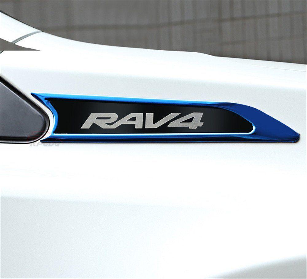 RAV4 Logo - Amazon.com: Fit for Toyota RAV4 RAV 4 2013- 2018 Black Logo Grilles ...