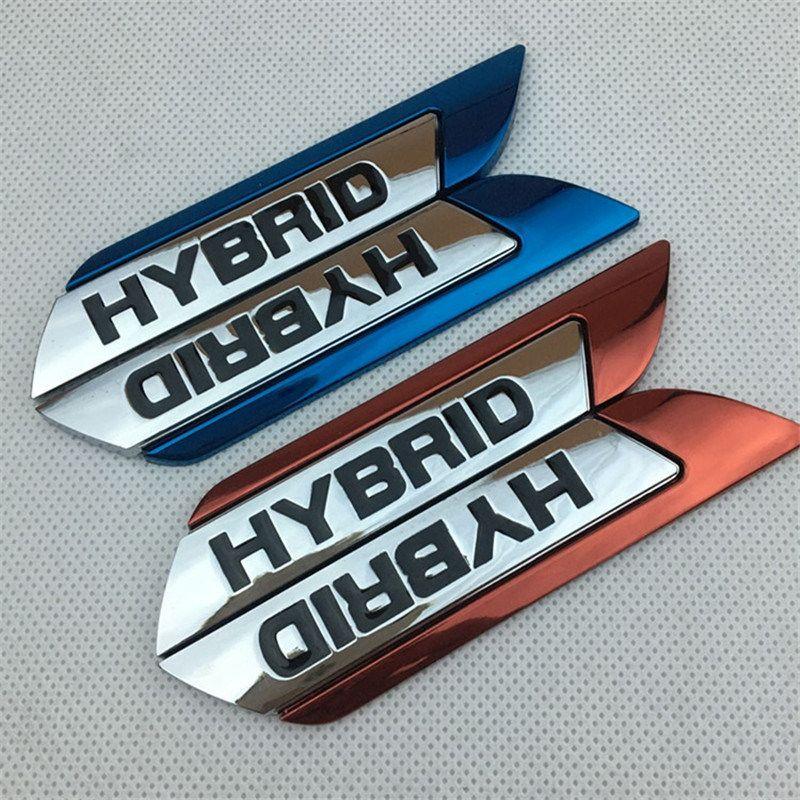 RAV4 Logo - [Hot Item] Toyota Reiz RAV4 Hybrid Silver Car Metal Logo Brand Badge Emblem  Sticker