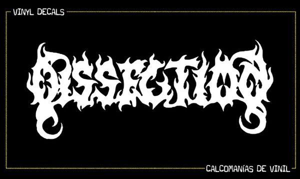 Dissection Logo - Dissection 6x2.5 Vinyl Cut Sticker