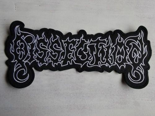 Dissection Logo - DISSECTION - WHITE LOGO | Backpatches | Riffs Merchandise