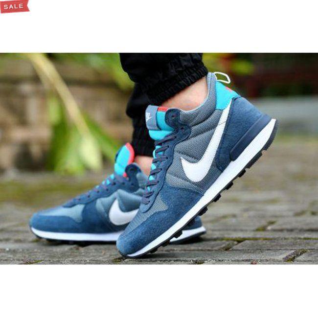 Kkkk Logo - Soccer Shoes Nike Internationalist Men Navy FB40431 Blue White Logo ...