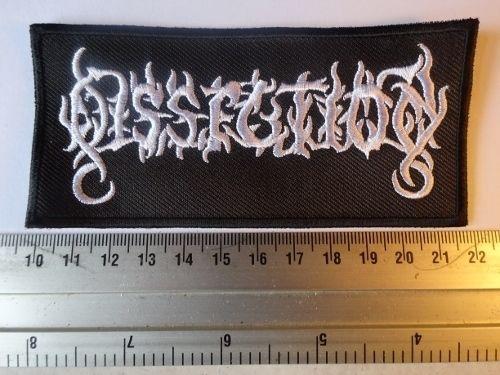 Dissection Logo - DISSECTION - WHITE LOGO | Patches | Riffs Merchandise