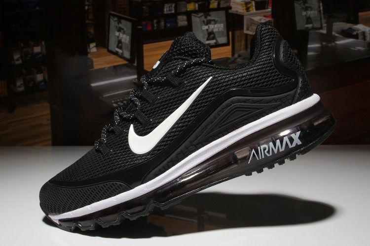 Kkkk Logo - Nike Air Max 2018 Men's Black White Logo Kkkk Running Shoes