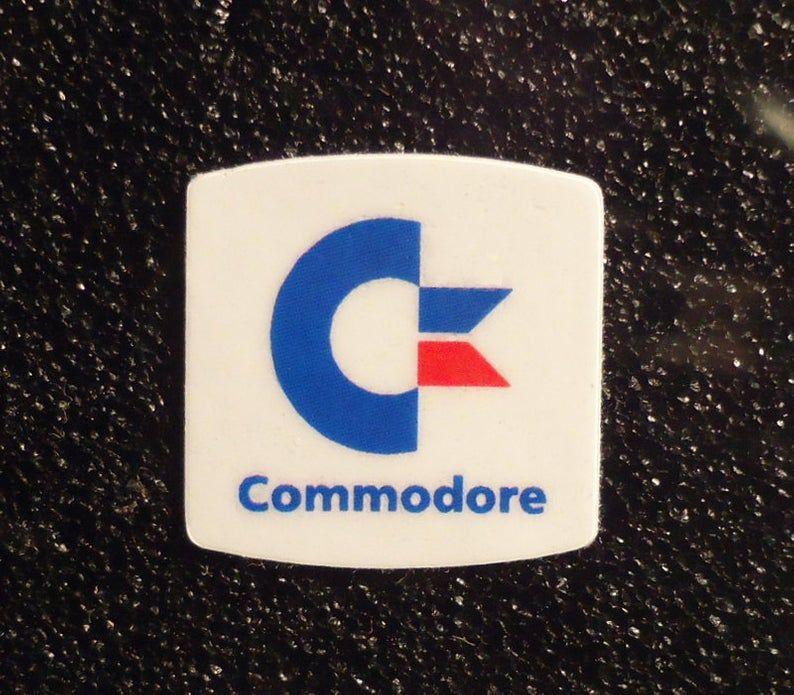 C64 Logo - Commodore C64 Label / Aufkleber / Sticker / Badge / Logo 2cm x 2cm [300]