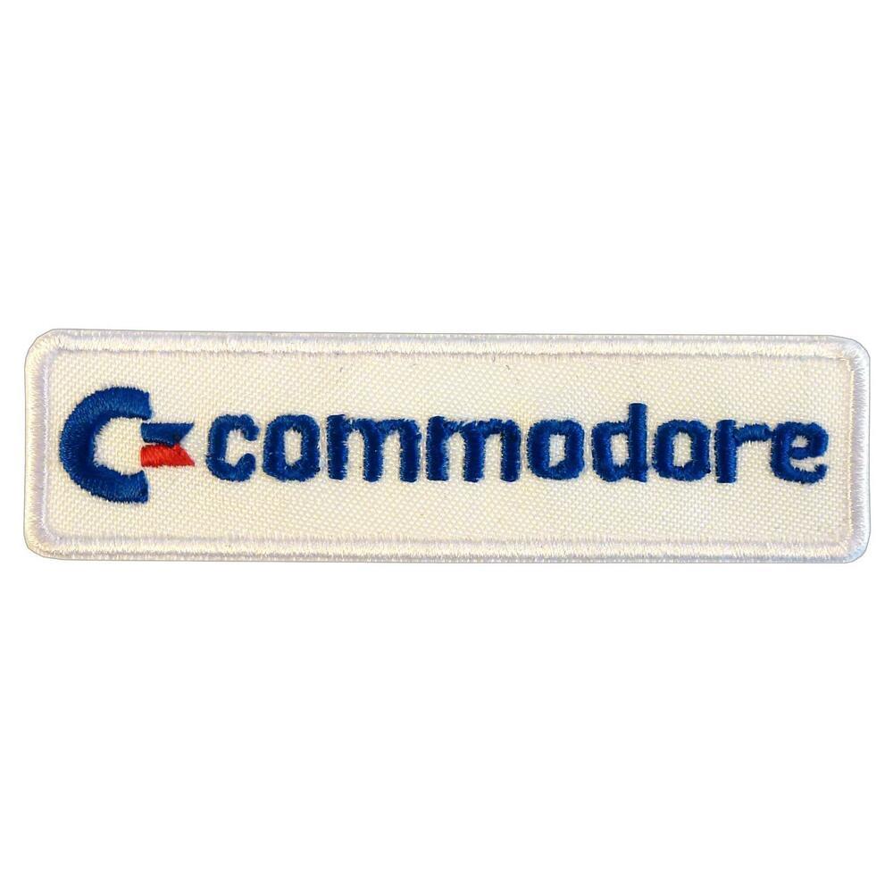C64 Logo - Commodore Retro Vintage embroidered Amiga C64 Logo Games sew iron on patch 719826788343