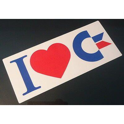 C64 Logo - I Love Commodore C64 Label / Sticker / Badge / Logo 13.5 x 5.5cm [425] |  eBay