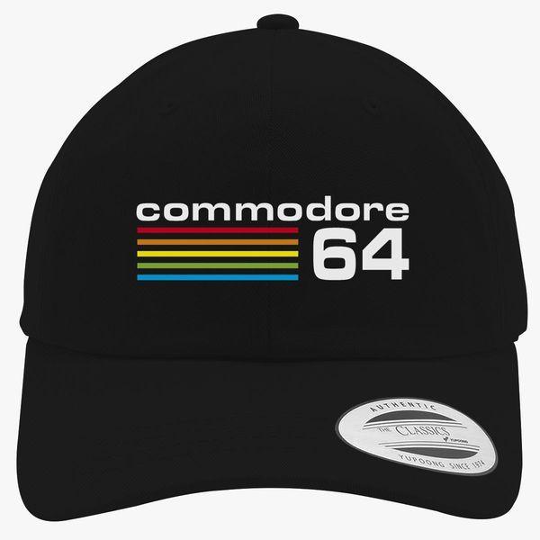 C64 Logo - Commodore C64 Logo Cotton Twill Hat - Customon