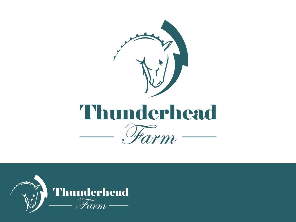 Thunderhead Logo - Elegant, Conservative, Farm Logo Design for Thunderhead Farm