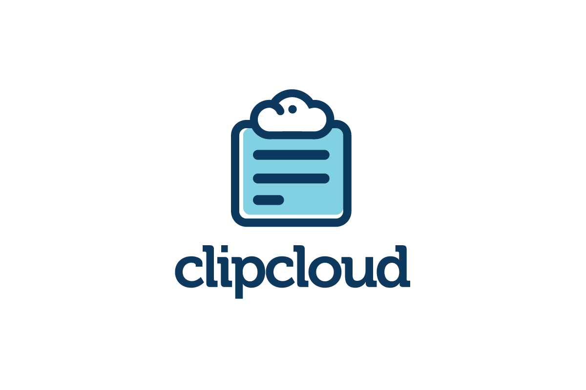 Clipboard Logo - Clip Cloud—Clipboard Logo Design