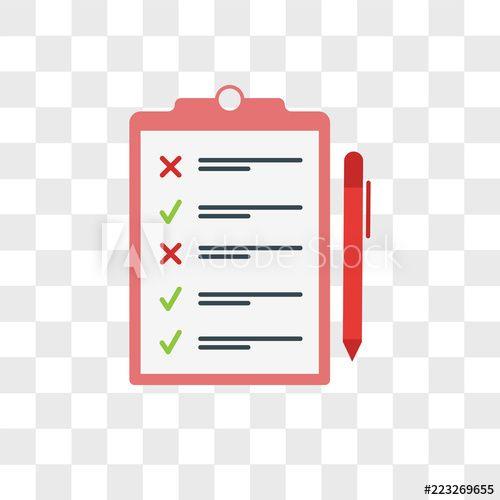 Clipboard Logo - Clipboard vector icon isolated on transparent background, Clipboard ...