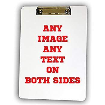 Clipboard Logo - Personalized Custom Photo Clipboard - Any Image, Any Text, Any Logo