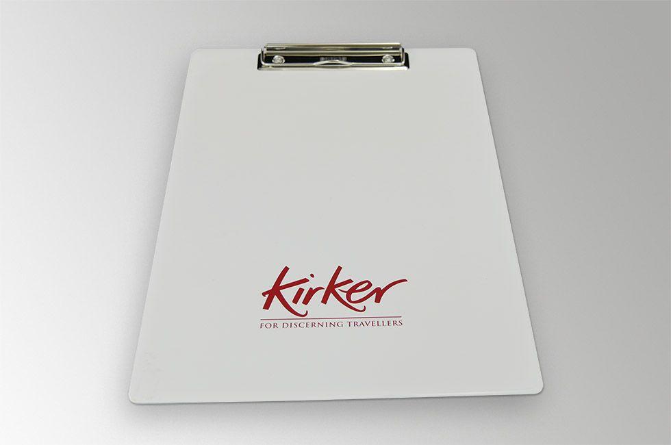 Clipboard Logo - Custom Plastic Clipboards | Printed Or Unprinted | Single Or Folding