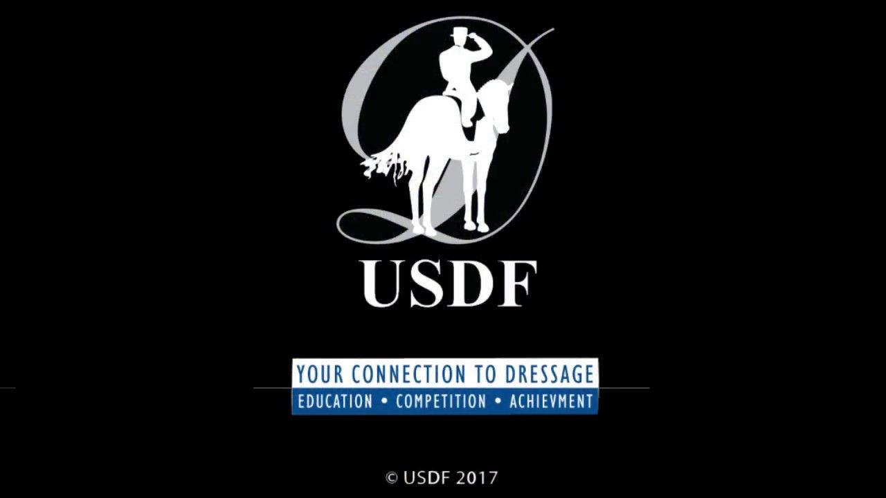 USDF Logo - Ask the Experts: Advice on Riding the Stretch Circle