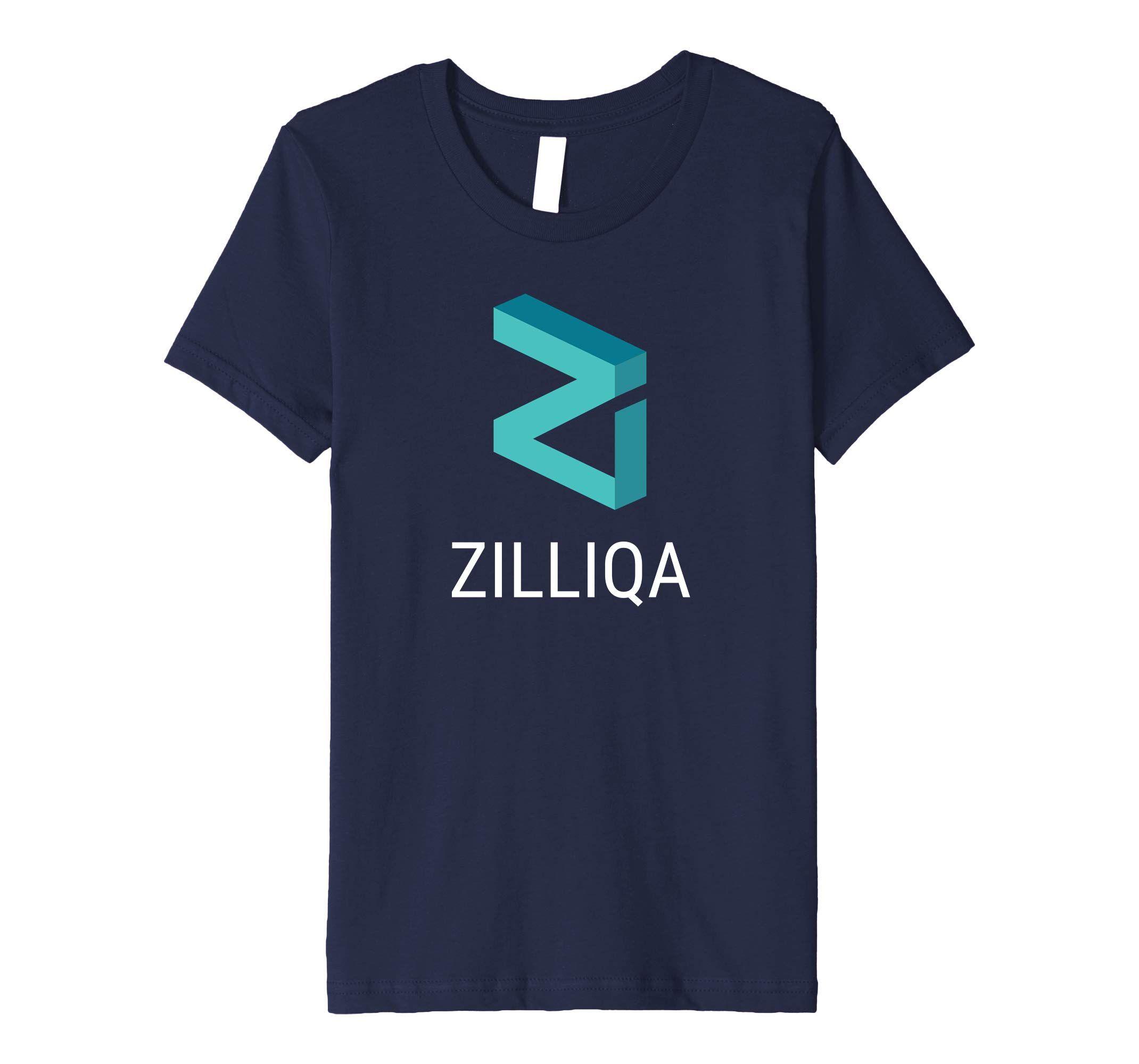 ZIL Logo - Official Zilliqa Cryptocurrency Premium T Shirt ZIL