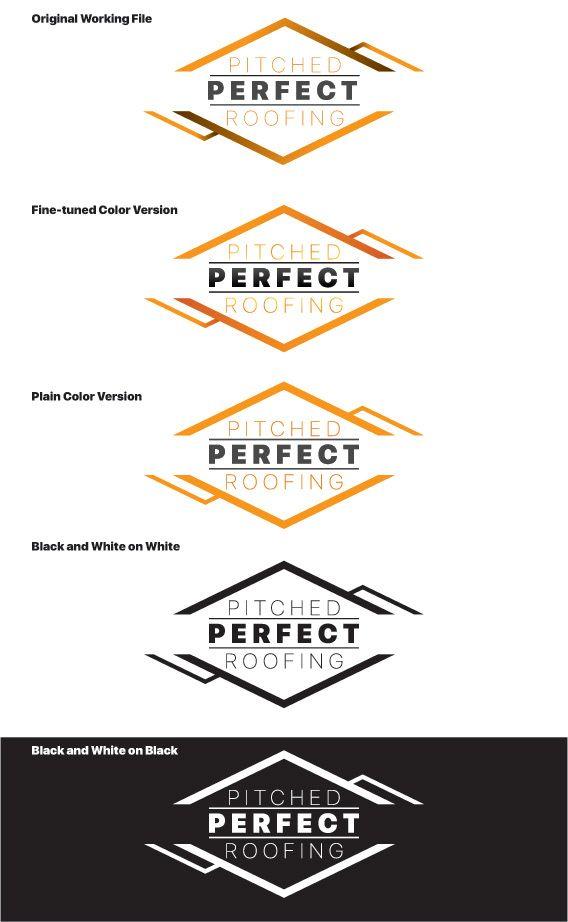 Perfect Logo - Dogum Design, LLC | Accelerate Your Brand - Pitched Perfect Roofing ...