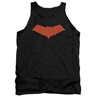 Todd Logo - Batman DC Comics Under The Hood Jason Todd Hood Bat Logo Adult Tank Shirt