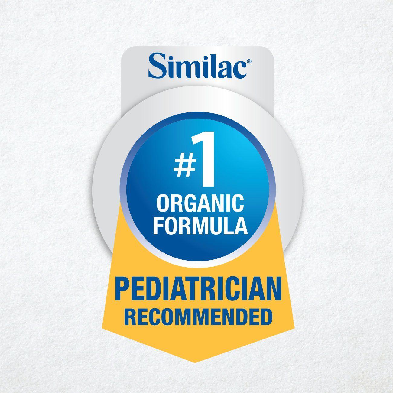 Similac Logo - Similac Organic Non-GMO Infant Formula, Powder, Baby Formula, 23.2 ounces,  6 Count, (1-Month Supply)
