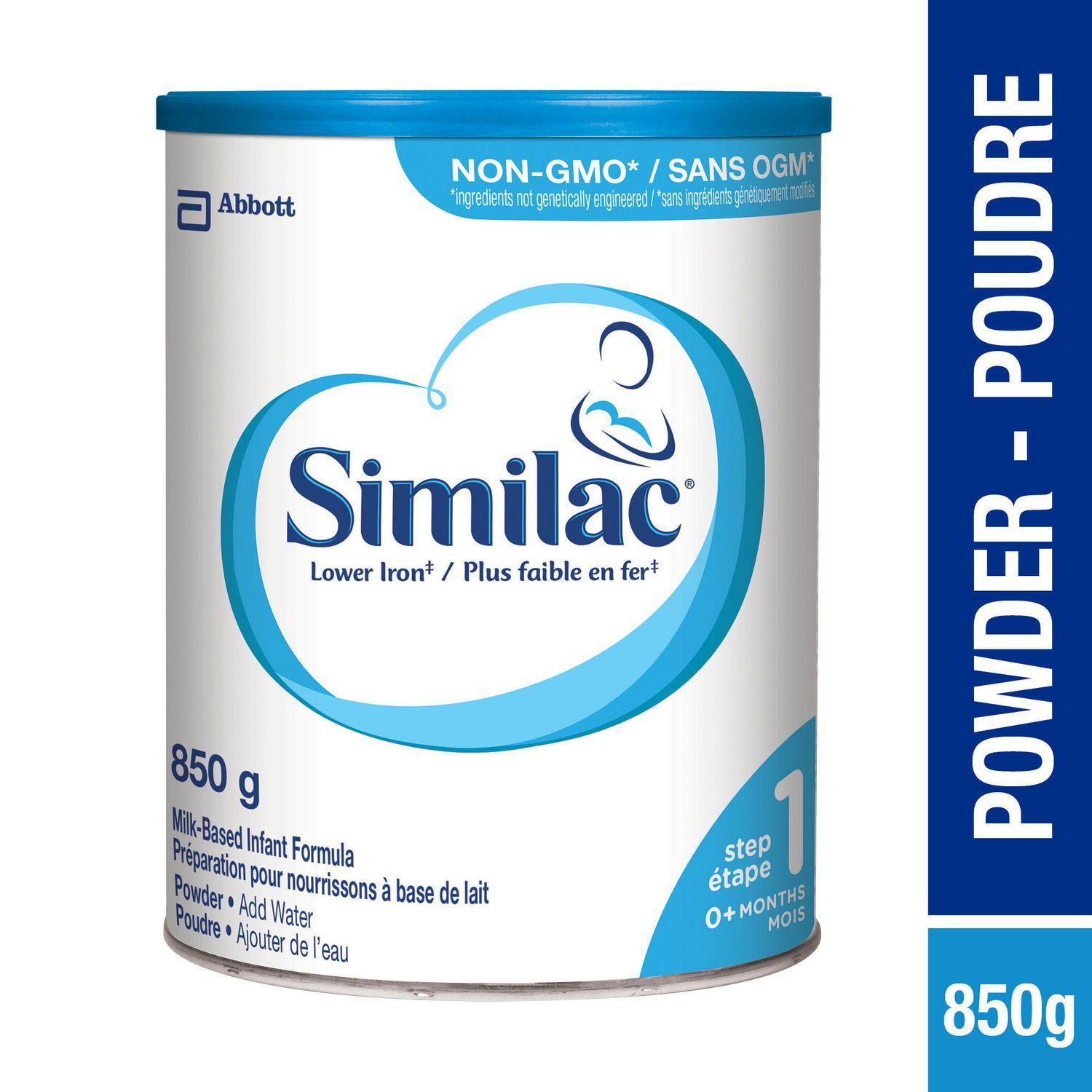 Similac Logo - Similac Lower Iron Non-GMO Baby Formula Powder, 850 g