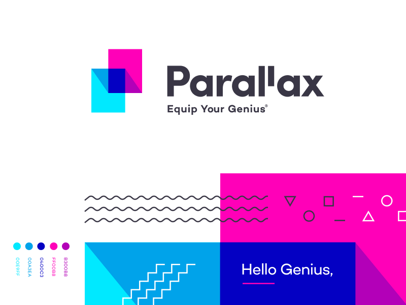 Parallax Logo - Parallax - Branding by Eddie Lobanovskiy on Dribbble