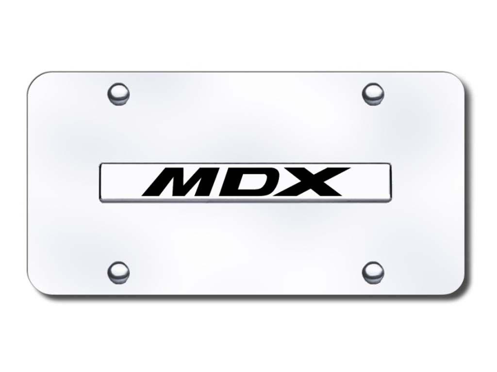 MDX Logo - Acura MDX Logo Front License Plate
