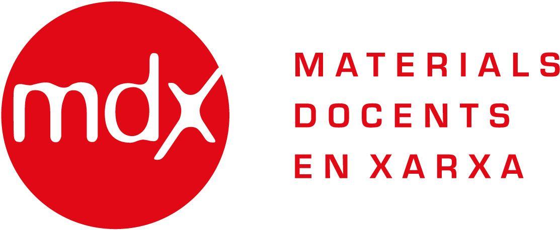 MDX Logo - Materials Docents en Xarxa (MDX) | CSUC