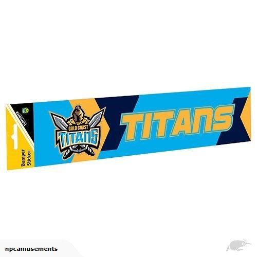 NRL Logo - Gold Coast Titans NRL LOGO Car Bumper Sticker
