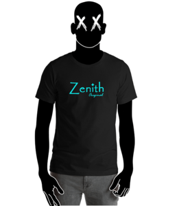 Blue and White Word Logo - Blue Zenith Word Logo