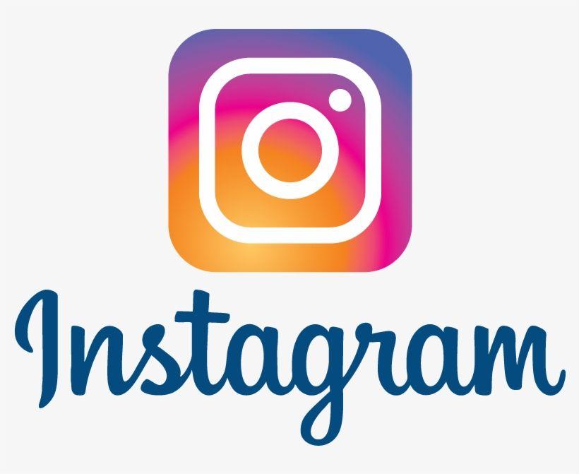 Instadram Logo - Instagram New Logo Multi Color Vector Logo Blue Text - Instagram ...