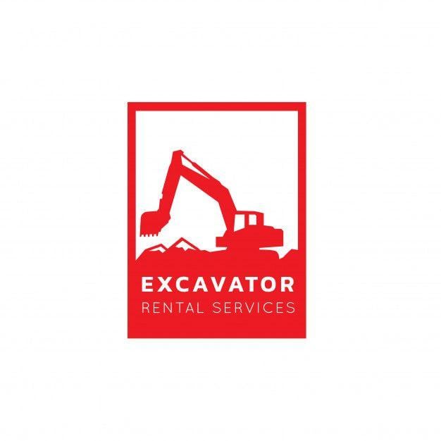 Backhoe Logo - Excavator and backhoe logo vector illustration Vector | Premium Download