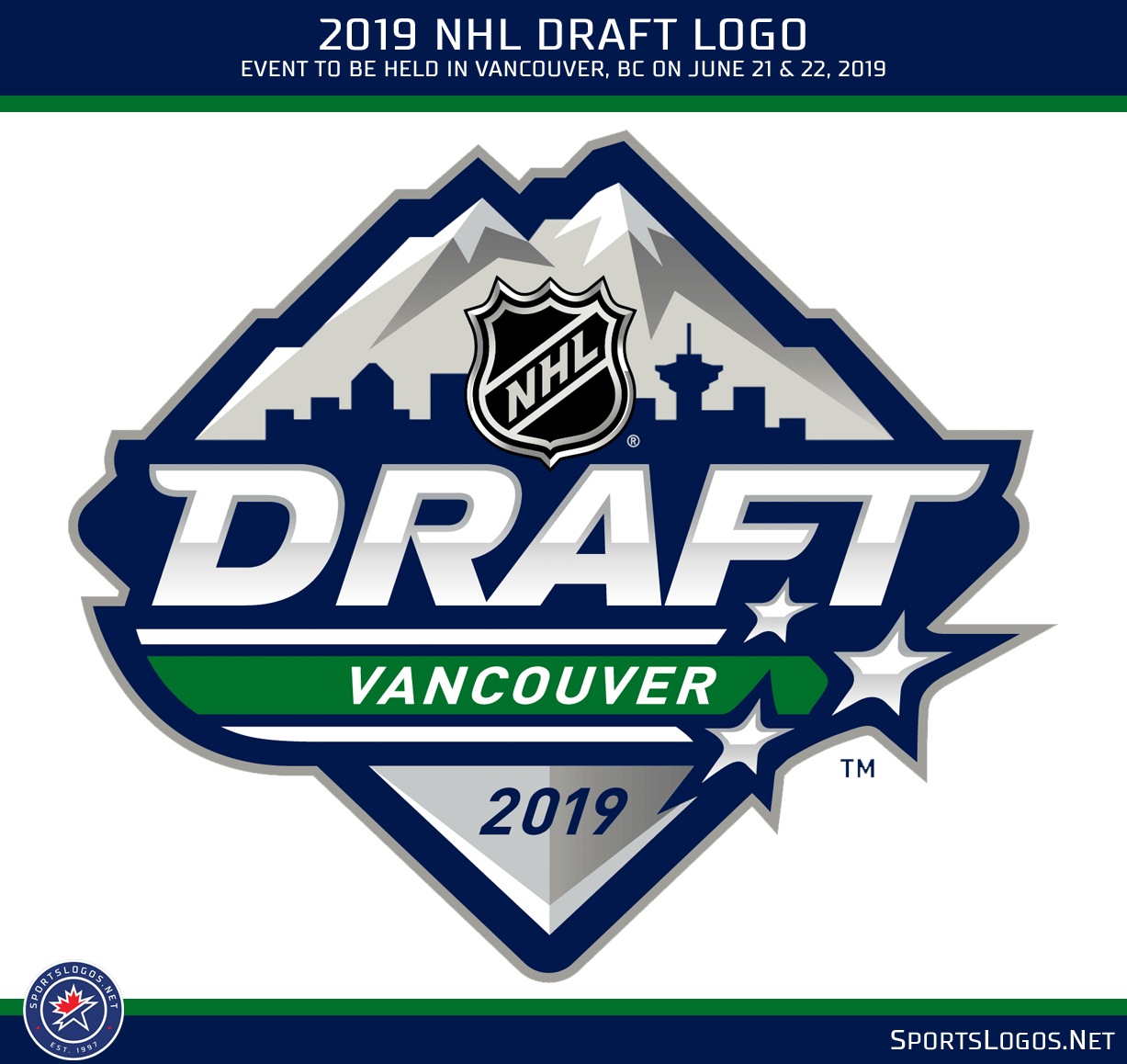 Draft Logo - Logo Released for 2019 NHL Draft in Vancouver. Chris Creamer's