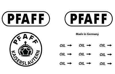 Pfaff Logo - Pfaff Commercial Sewing Machine Restoration Decals