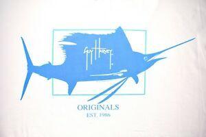 Sailfish Logo - Details about GUY HARVEY Sailfish Logo LS Pro UVX White Fisher Shirt (Sz  Large/L) MH68816 >NEW