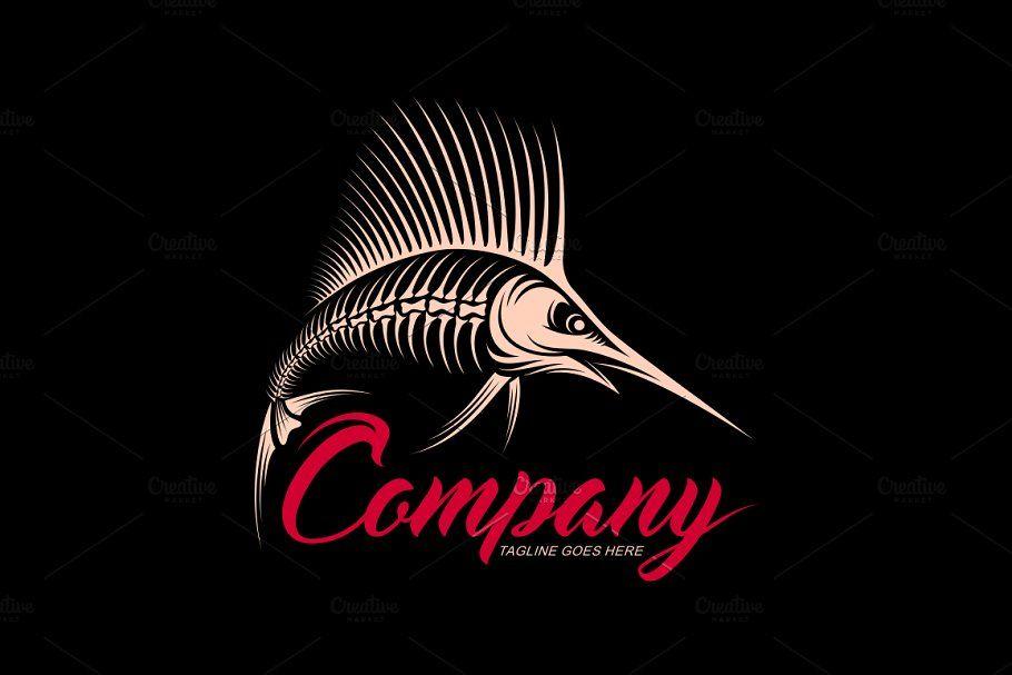 Sailfish Logo - Skull Sailfish ~ Logo Templates ~ Creative Market